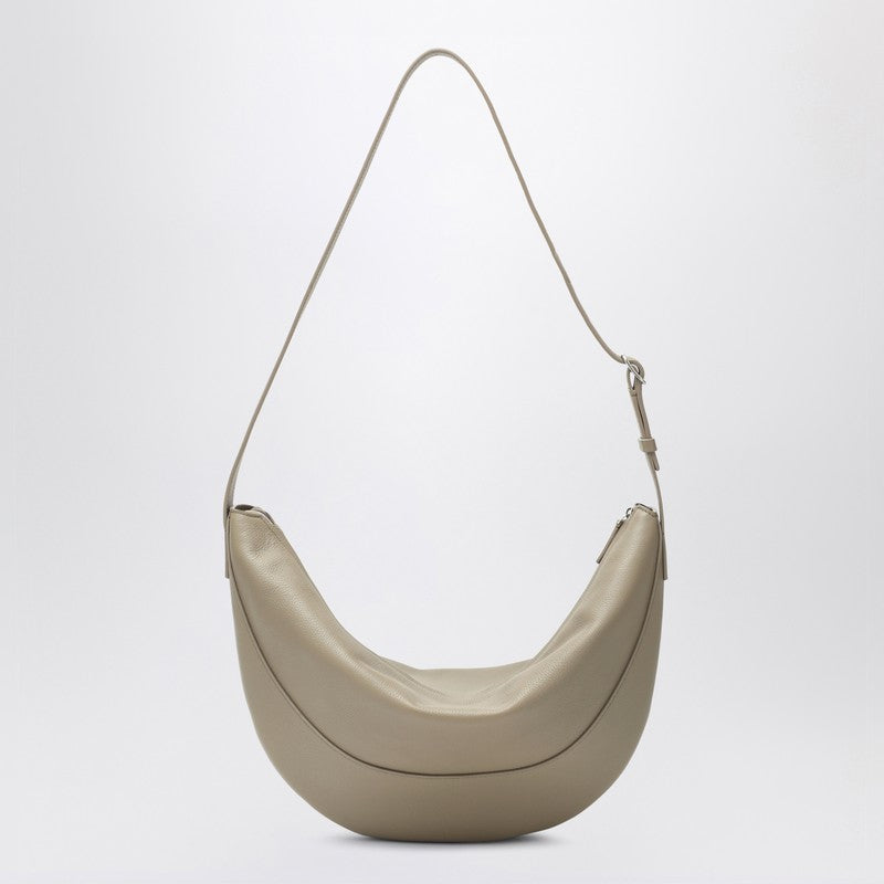 Sac Jouve en cuir beige The Row