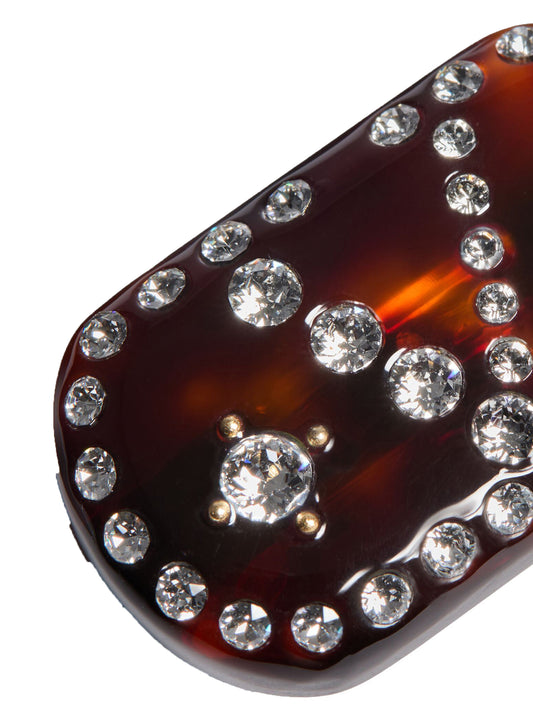 Valentino Garavani Hair Clip — Crystal VLogo | Luxury Accessory