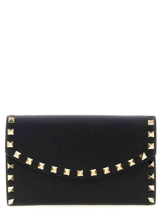 Valentino Garavani Rockstud Wallet On Chain — Small Leather Goods