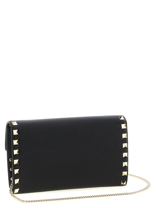 Valentino Garavani Rockstud Wallet On Chain — Small Leather Goods