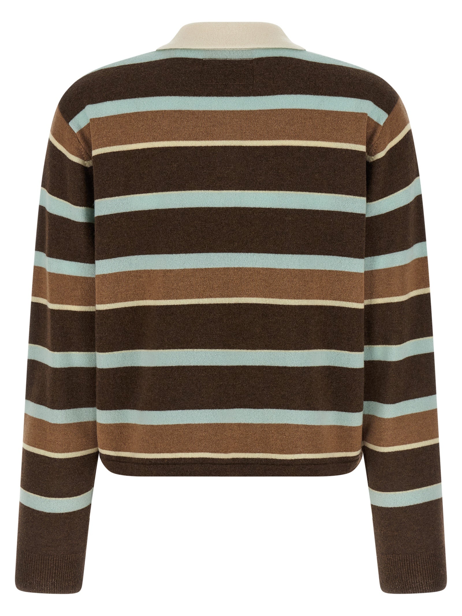 Guest In Residence Cropped Stripe Rugby Sweater