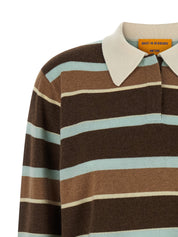 Guest In Residence Cropped Stripe Rugby Sweater