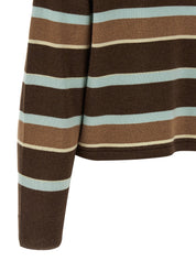 Guest In Residence Cropped Stripe Rugby Sweater