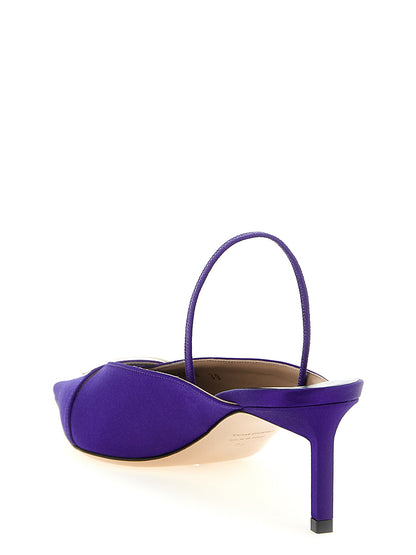 Tom Ford Julianne Slingback Pumps — Purple Stiletto