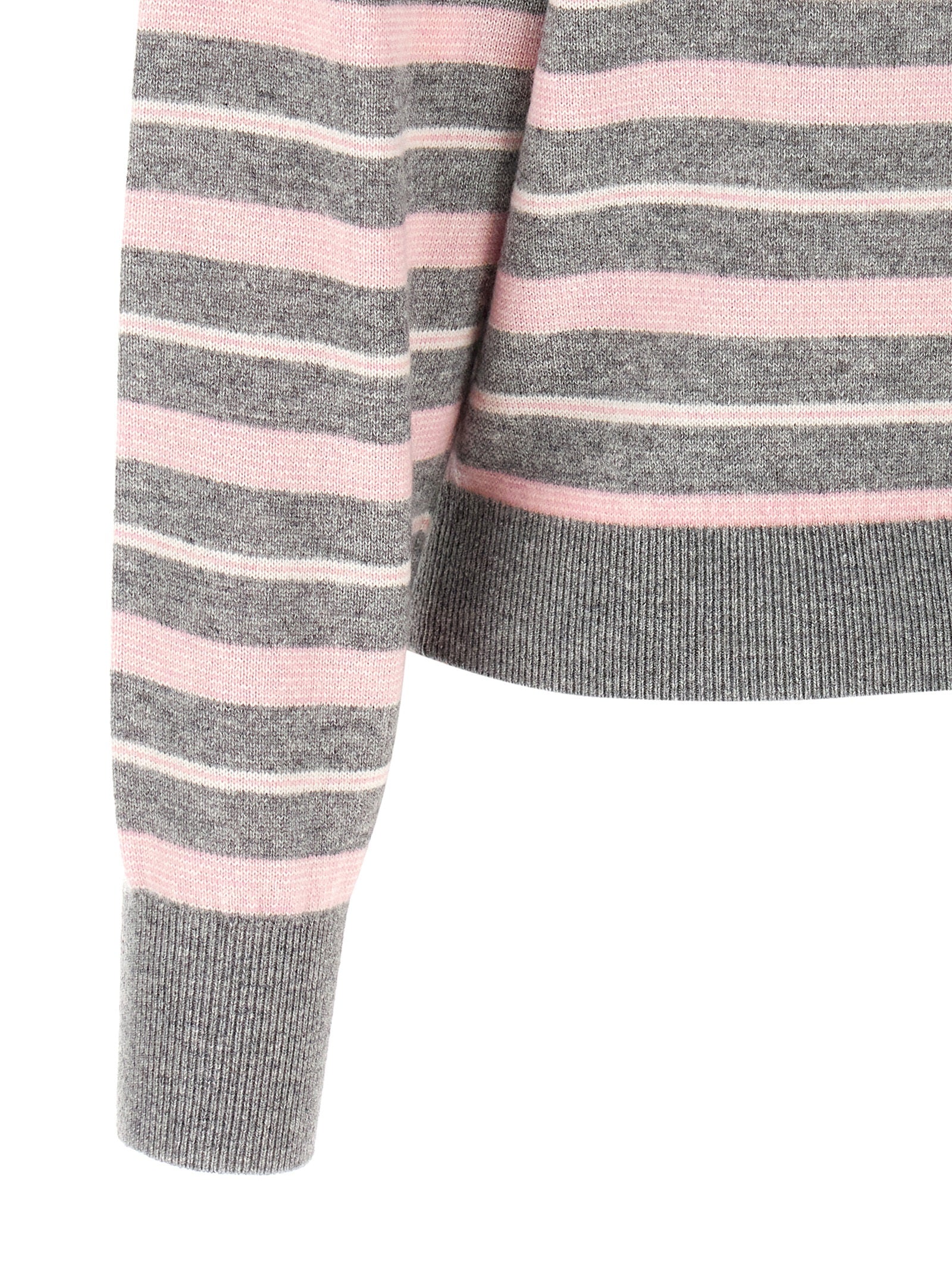 Guest In Residence Clloegiate Stripe Polo Sweater
