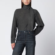 Our Legacy Dark grey cotton and wool blouse