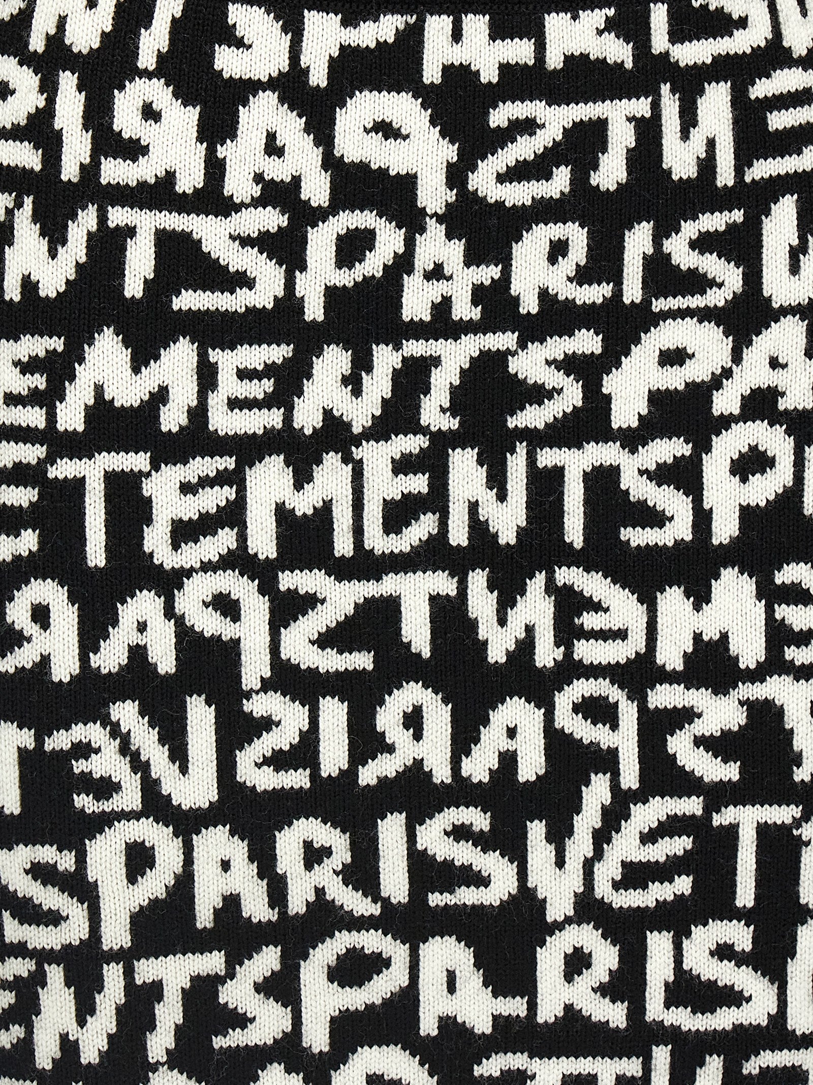 Vetements Paris Monogram Mini Skirt