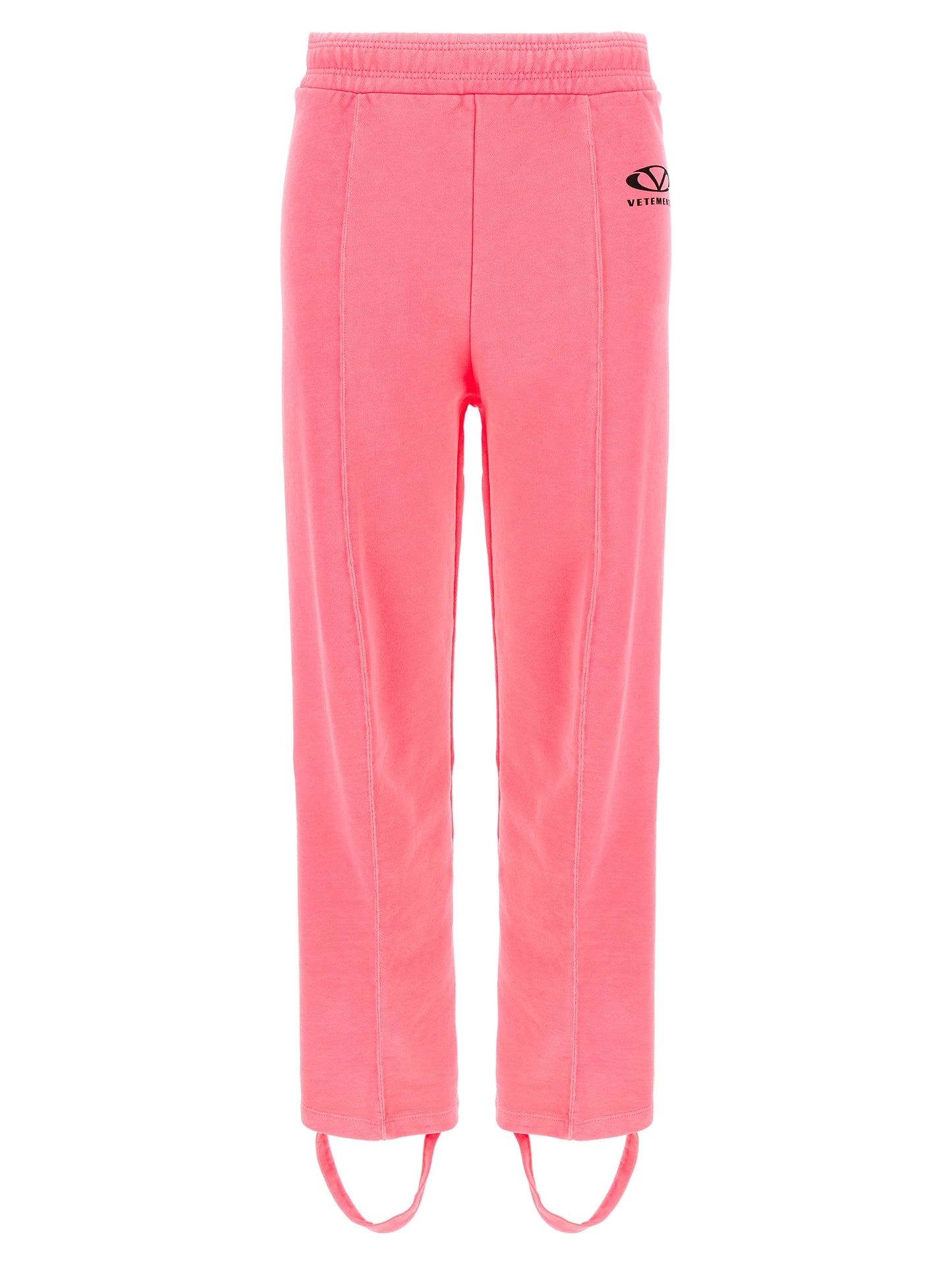 Vetements Oval Logo Joggers — Pink Trousers for Women