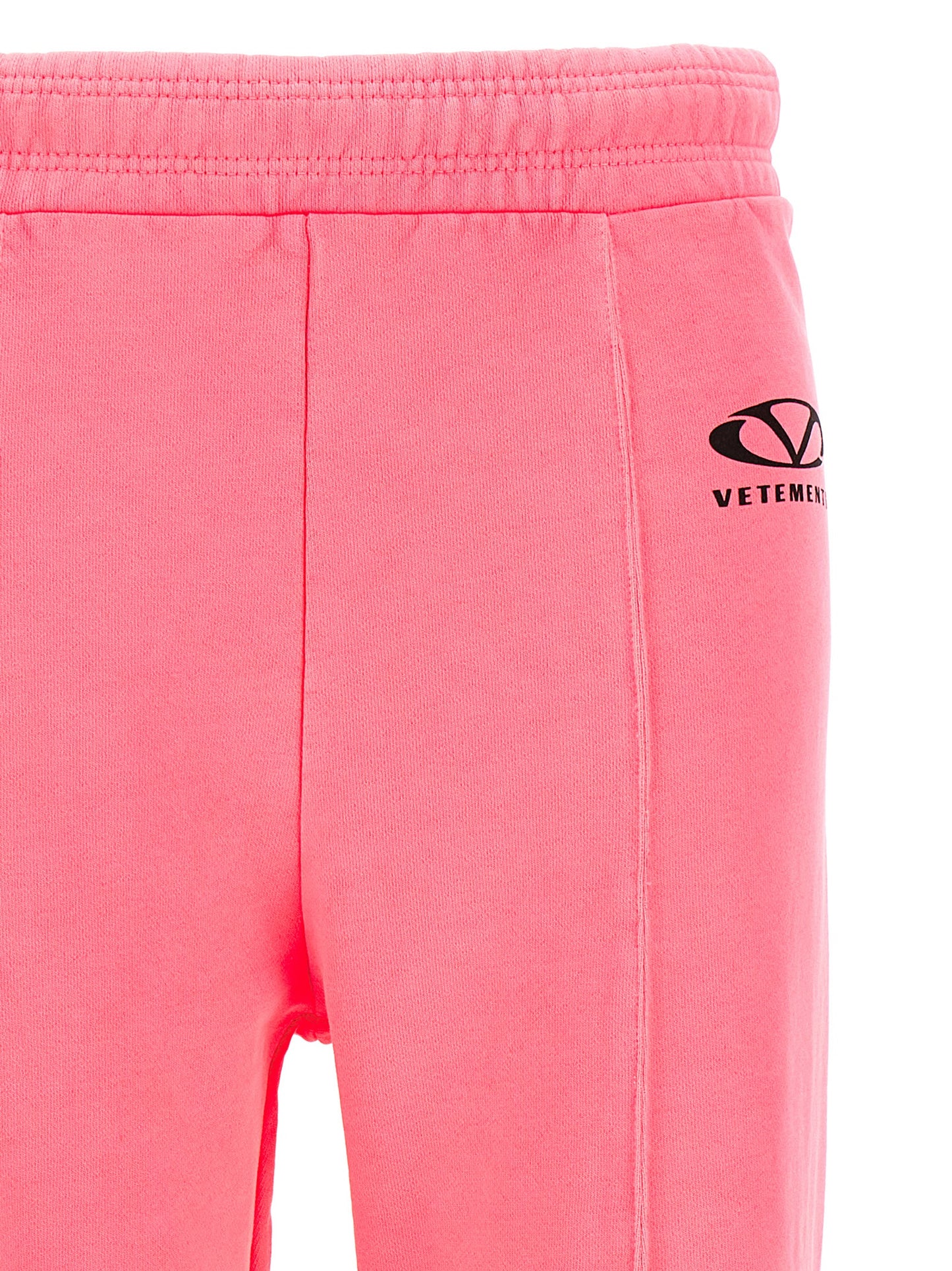 Vetements Oval Logo Joggers — Pink Trousers for Women