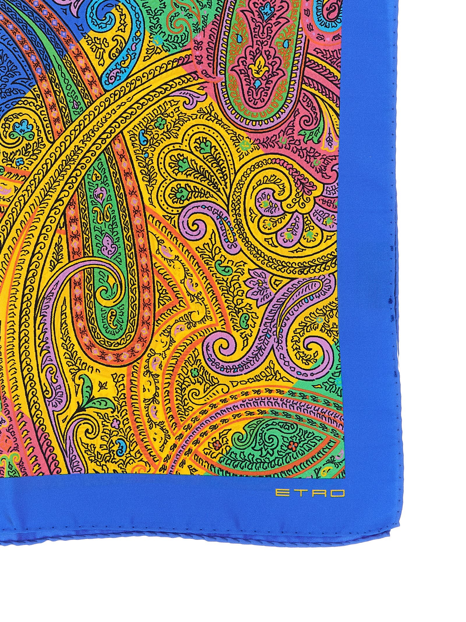 Etro Floral Paisley Silk Scarf — 70x70 cm