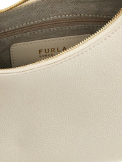 Furla Goccia Small Shoulder Bag — White Leather