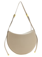 Furla Moonstone Small Shoulder Bag — Beige Calf Leather