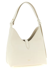 Furla Goccia Small Shoulder Bag — White Leather