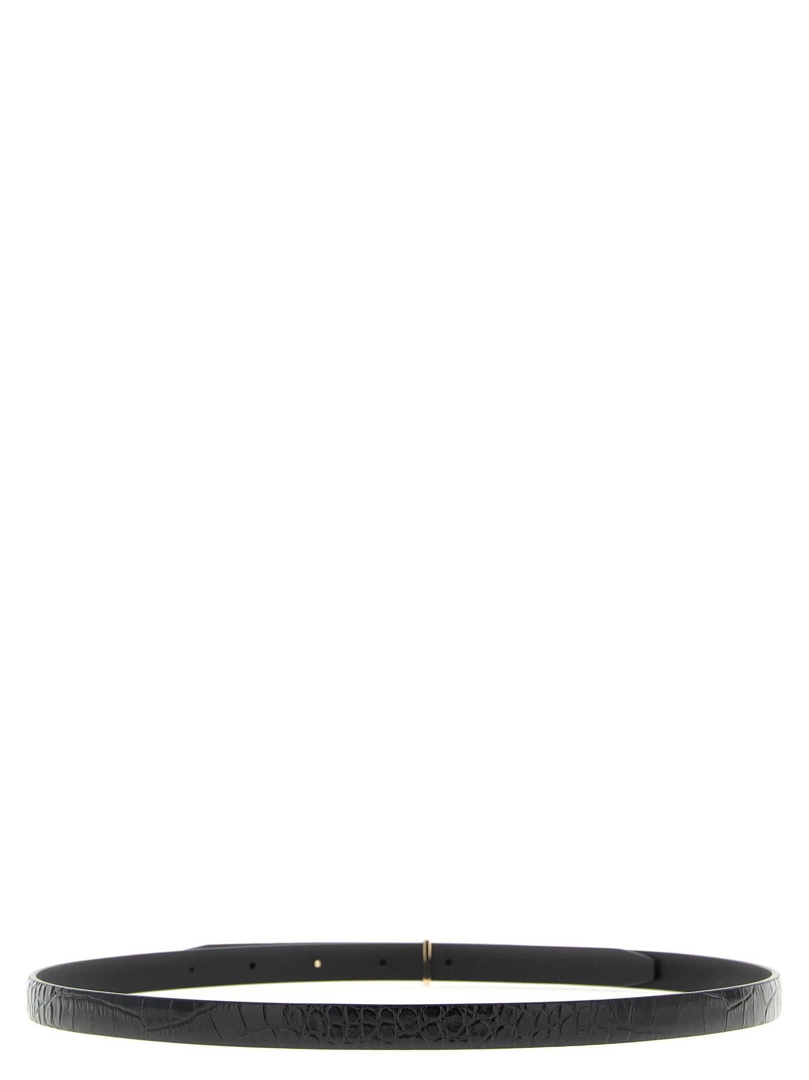 Tom Ford Crocodile Belt — Black Leather Belt