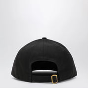 Willy Chavarria Black baseball cap with embroidered logo
