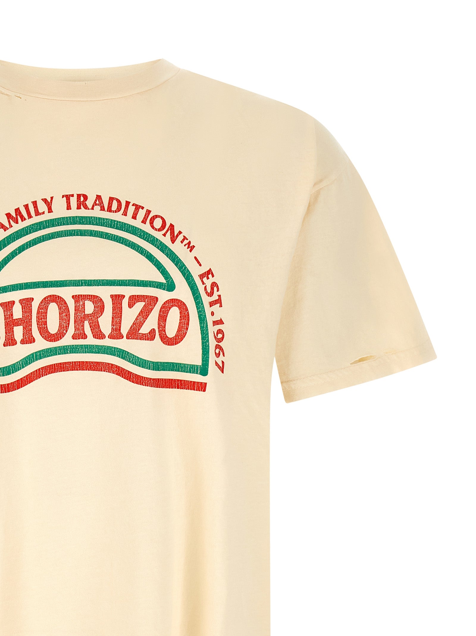 Willy Chavarria Chorizo Easy Tee T-Shirt — Beige Topwear