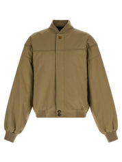 Willy Chavarria Bomber Jacket — Gas Station, Beige