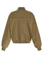 Willy Chavarria Bomber Jacket — Gas Station, Beige