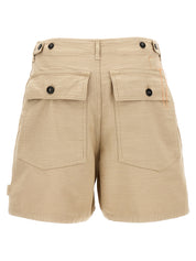 Fortela Jim Bermuda Shorts — Beige Cotton Shorts