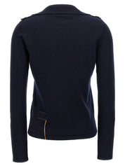 Fortela Lou Sweater Knitwear — Cashmere Polo V‑Neck