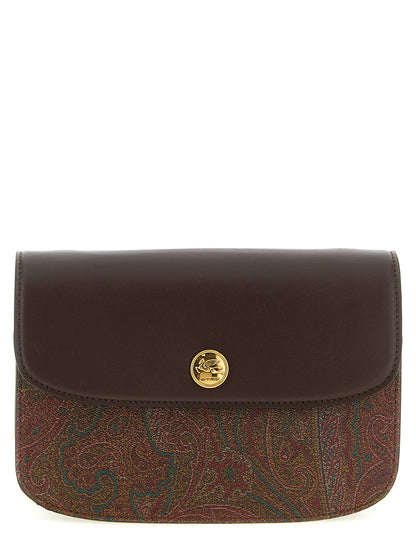 Etro Essential S Crossbody Bag — Arnica Paisley (W 20×H 14×D 6 cm)