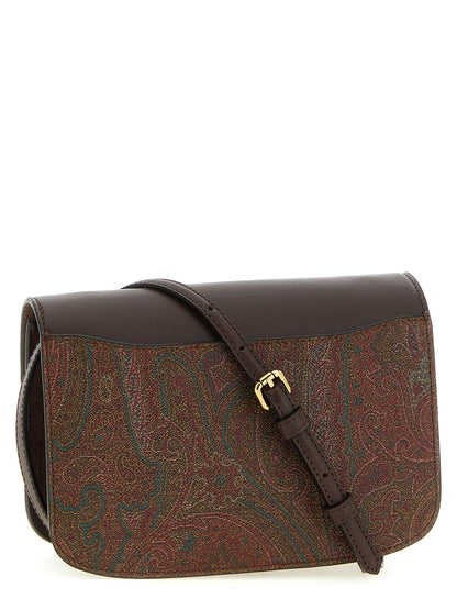Etro Essential S Crossbody Bag — Arnica Paisley (W 20×H 14×D 6 cm)