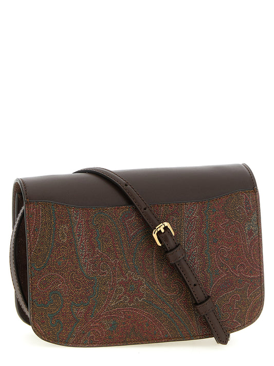 Etro Essential S Crossbody Bag — Arnica Paisley (W 20×H 14×D 6 cm)