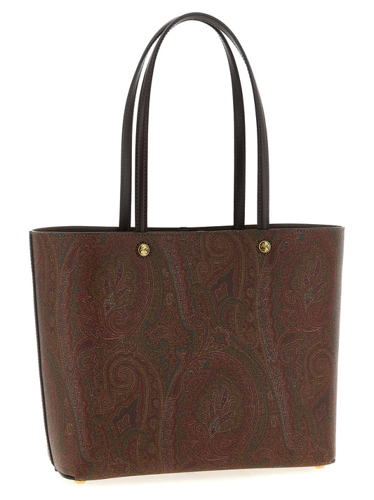 Etro Medium Essential Shopper Bag — Multicolor Paisley