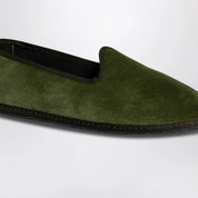 ViBi VENEZiA Friulane in bottle green velvet