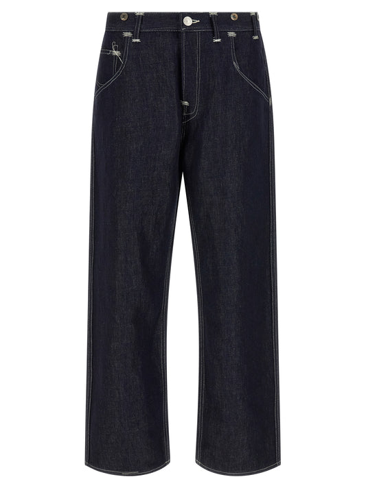 Junya Watanabe X Levis® Jeans — Wide Straight Blue Jeans