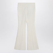 Etro Flared trousers in ivory viscose
