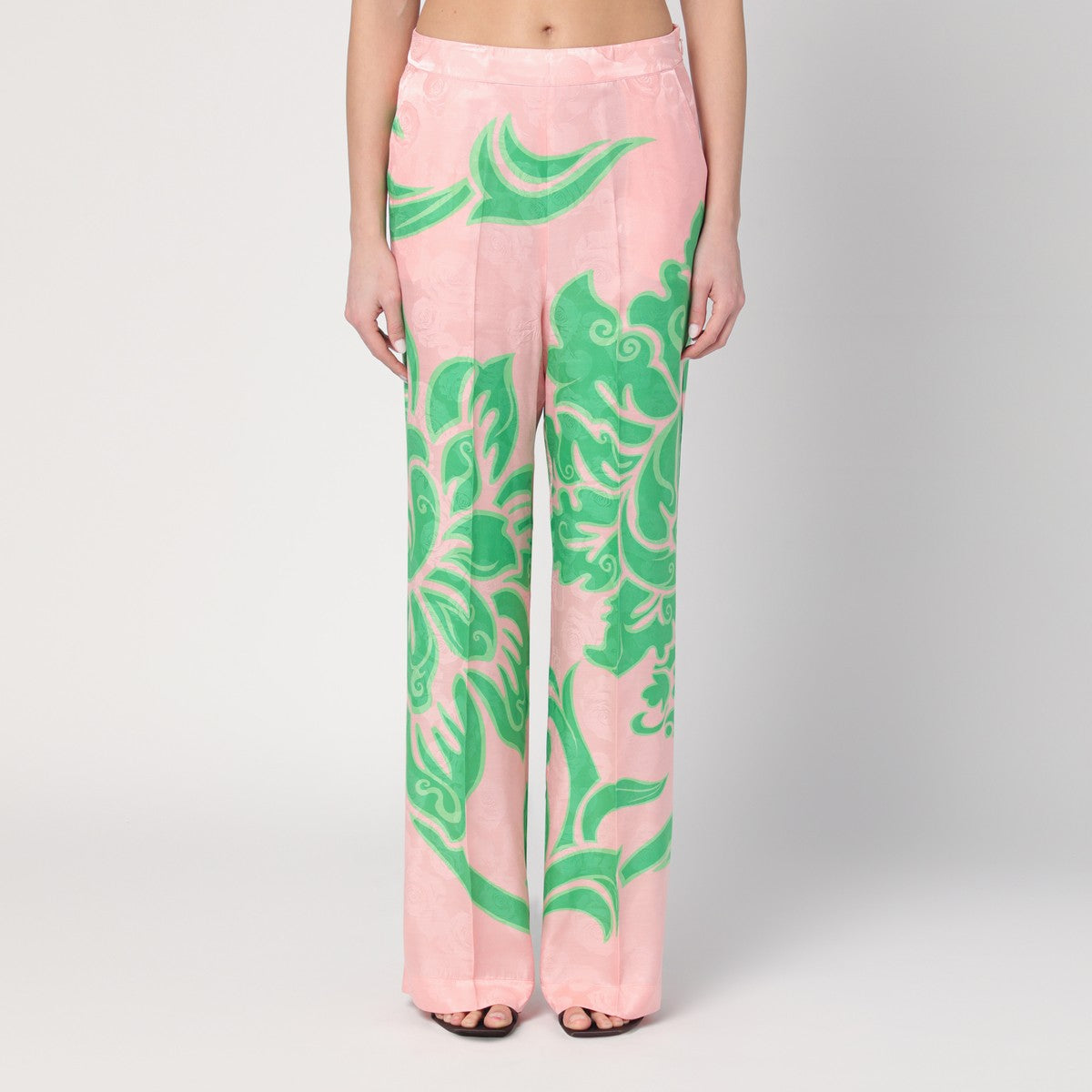 Pantalon large imprimé Etro en mélange de soie