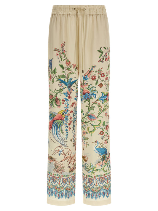 Etro Flora & Fauna Printed Trousers - New Arrival