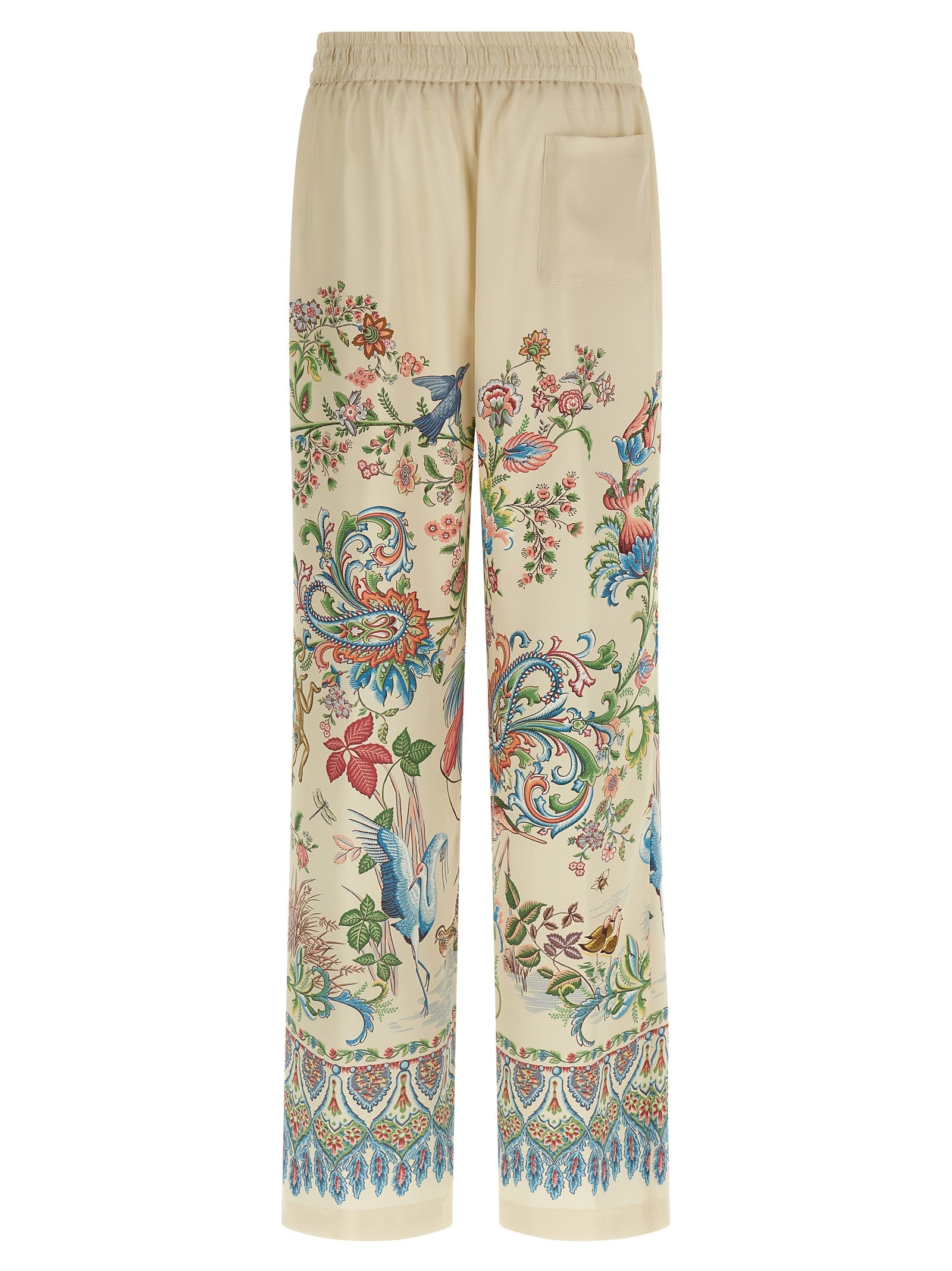 Etro Flora & Fauna Printed Trousers - New Arrival