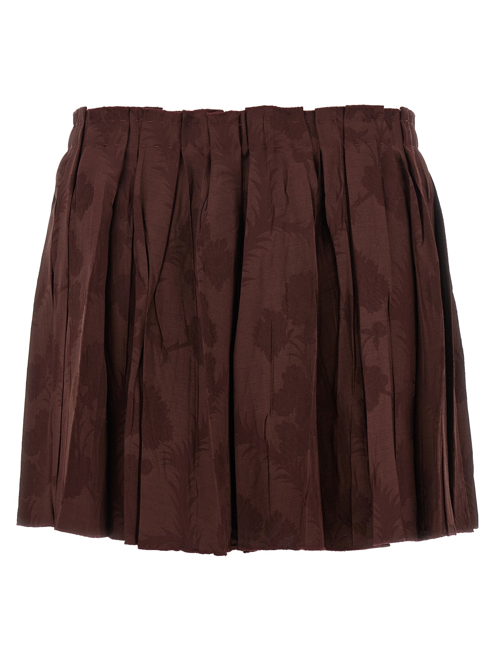Etro Jacquard Floral Patterned Skirt