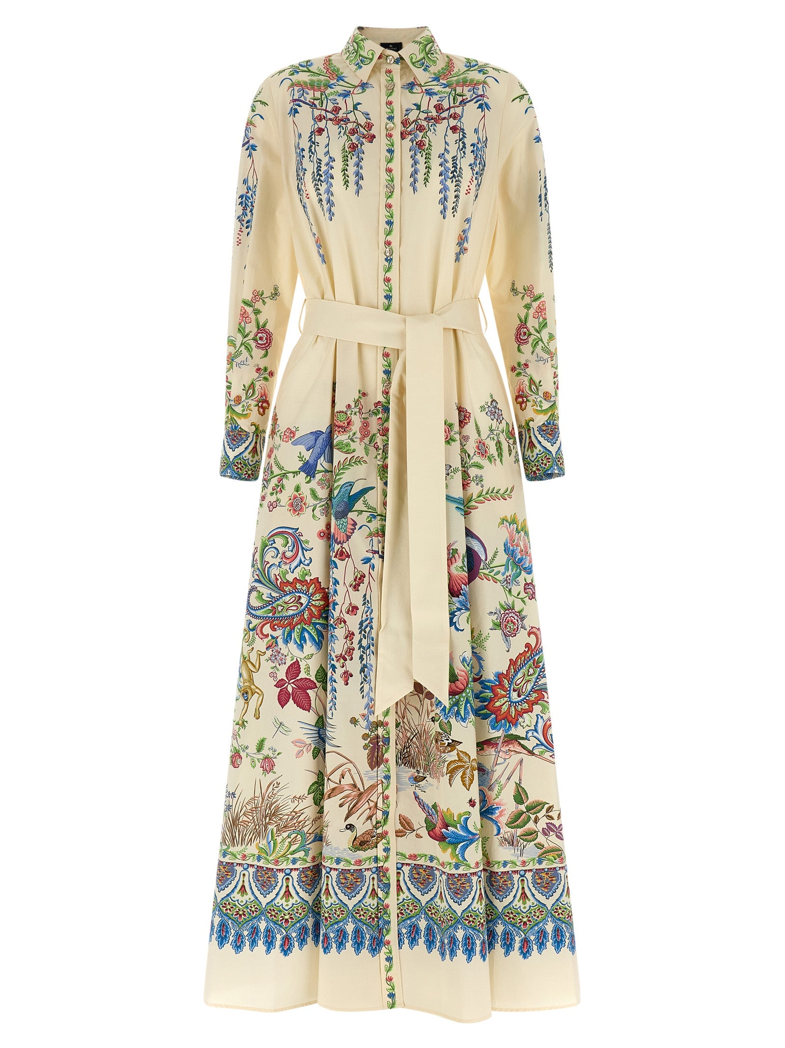 Etro Chemisier Dress — Multicolor Cotton Dress