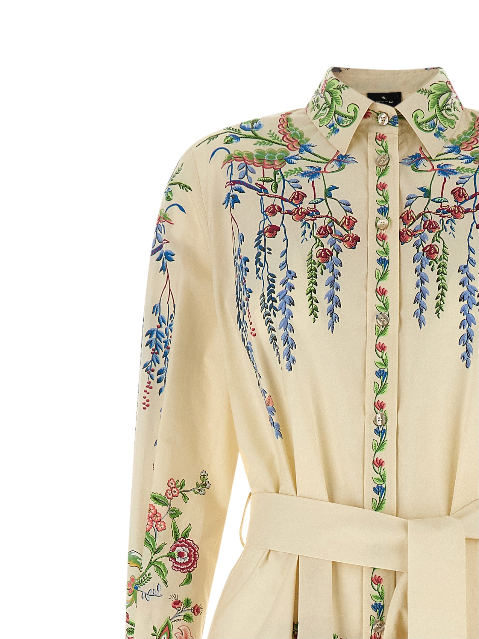 Etro Chemisier Dress — Multicolor Cotton Dress