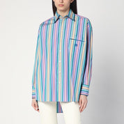 Etro Multi-coloured striped cotton shirt