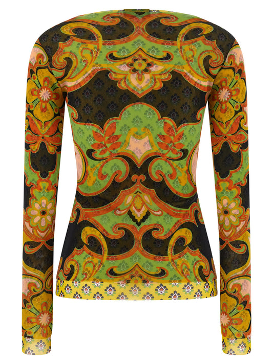 Etro Double-layer Mesh Knitwear — Women's Sweater