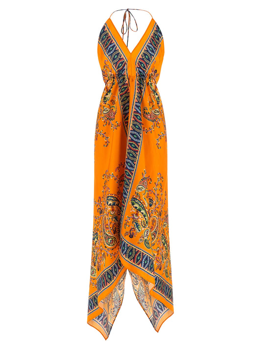 Etro Floral Paisley Dress – Silk Maxi Dress for Women
