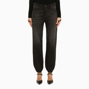 Jean boyfriend en denim noir Darkpark