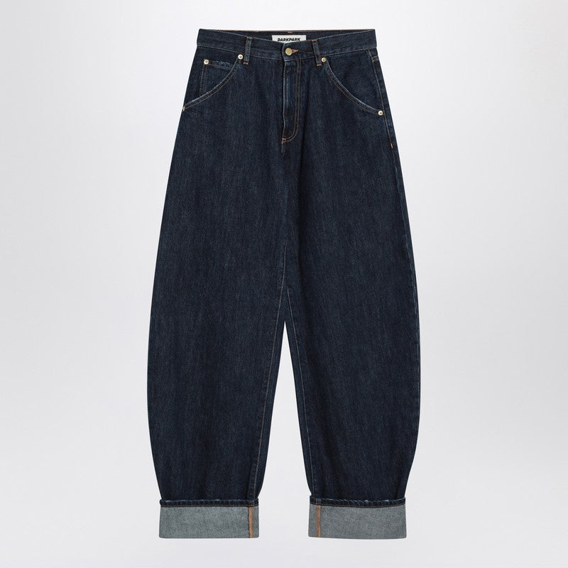 Darkpark Khris balloon jeans in midnight blue denim