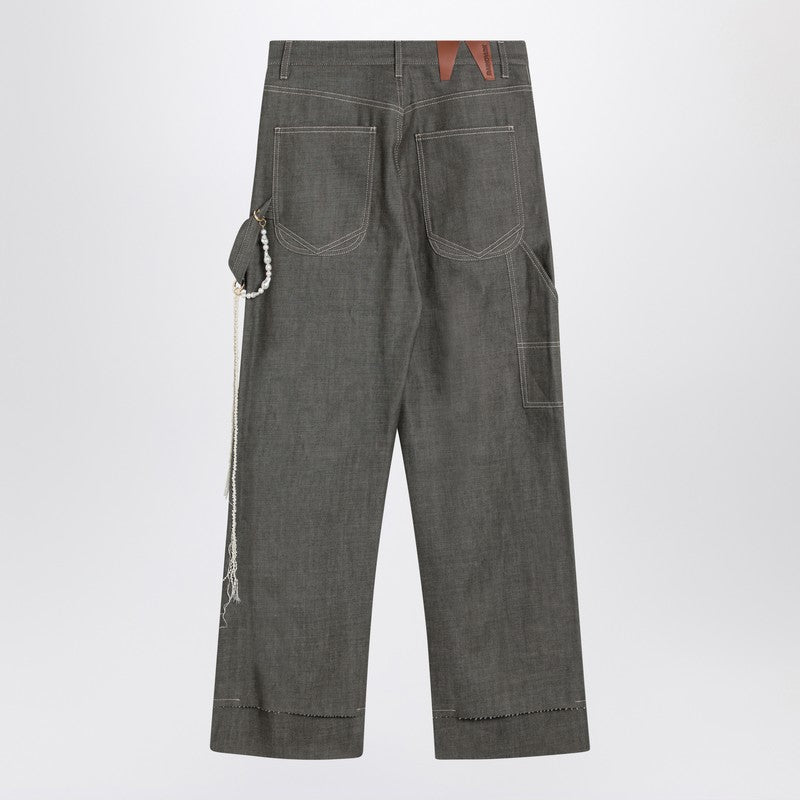 Pantalon Darkpark Lisa en coton gris