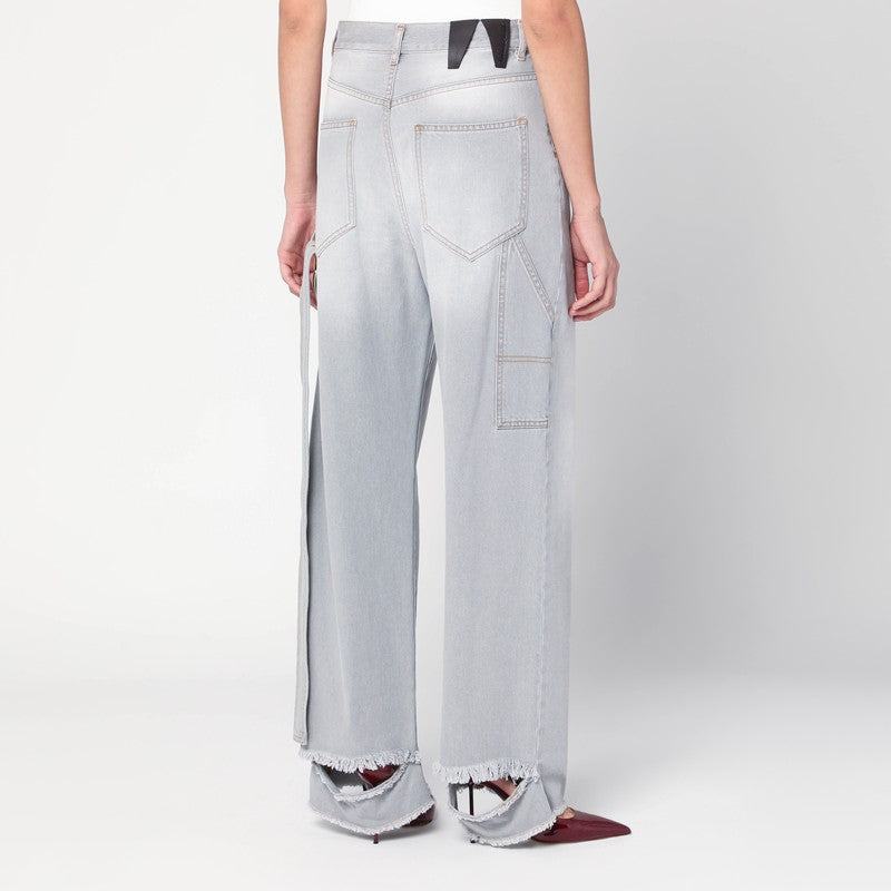 Jean Lisa gris délavé large DARKPARK