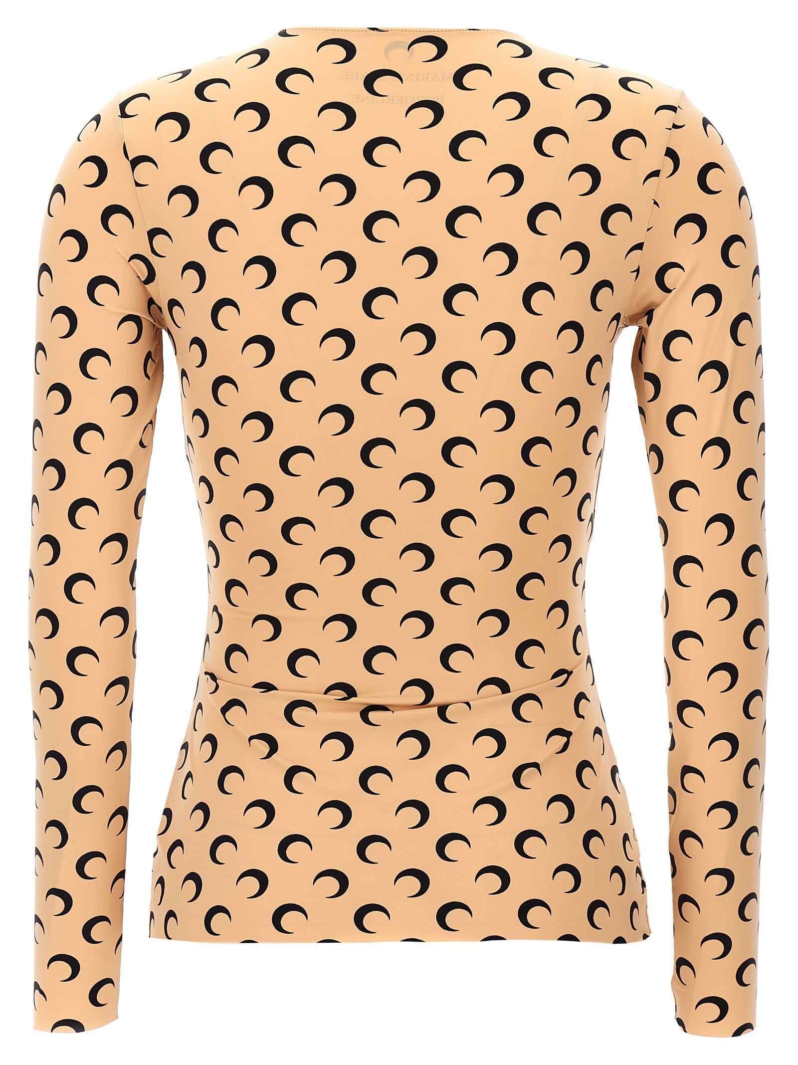 Marine Serre Moon Printed Jersey Top — Womens Topwear