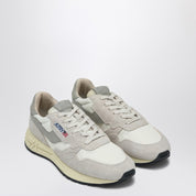 Autry Reelwind trainer in white nylon and suede