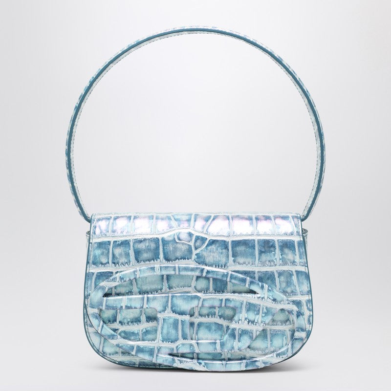 Diesel Shoulder bag 1DR-Iconic blue coconut effect
