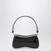 Sac Diesel Medium Play en cuir verni noir