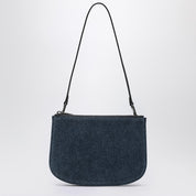 Diesel 1DR Twin shoulder bag in blue denim