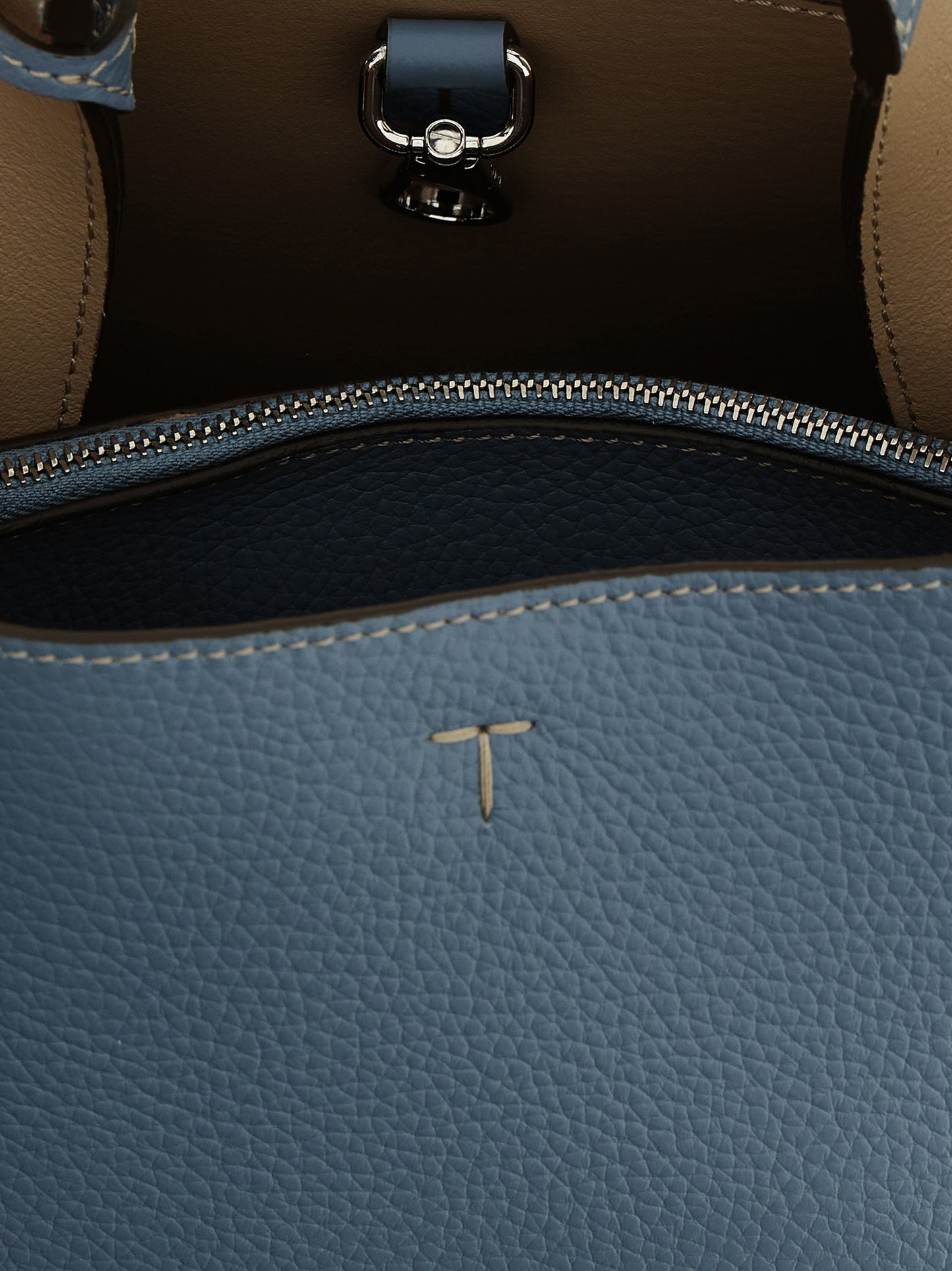 Tod's Apa Micro Handbag - Light Blue Leather Shoulder Bag